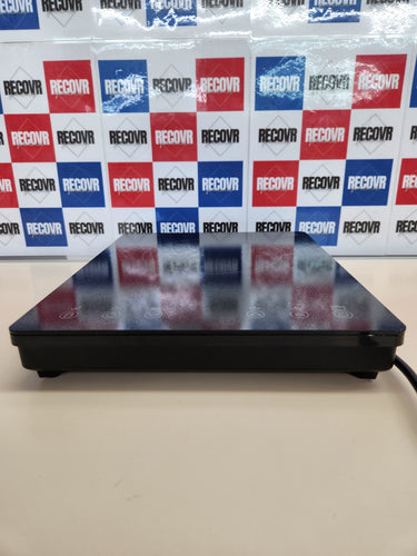 Placa Inducción 2000W, 1 Fuego Full Magma Slim. 8 Niveles, Diseño en Cristal de Alta Resistencia, Display Táctil, Temporizador, Fácil Limpieza Cecotec